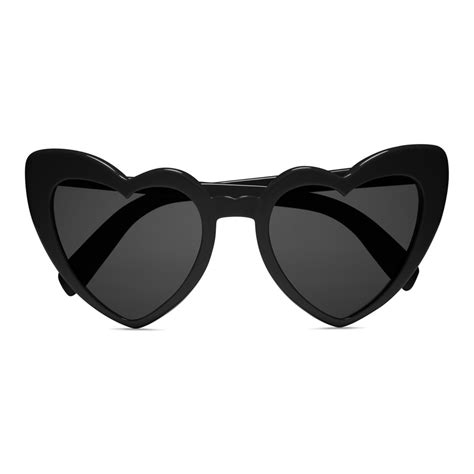 heart glasses ysl